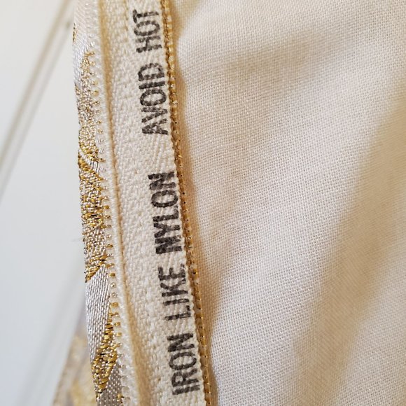 Vintage Fit and Flare Gold and Ivory - Picture 9 of 15